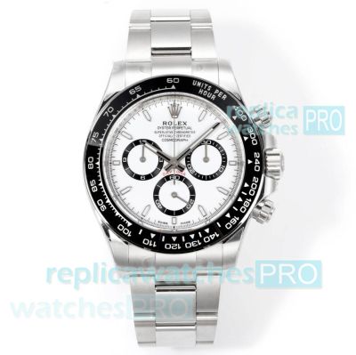 ARF Super Clone Rolex Daytona Swiss 4131 White Dial 904L Oyster Watch 40mm 